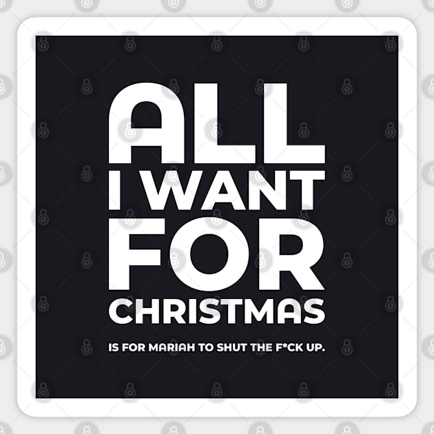All I Want For Christmas Light Funny Festive Sticker by Butter Creative